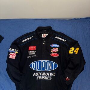 Vintage DuPont Racing Jacket with Logos Jeff Gordon